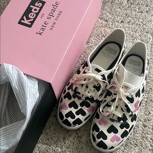 Keds Kate Spade Heart Print Sneakers